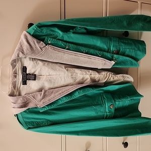 Rampage green jacket size junior large